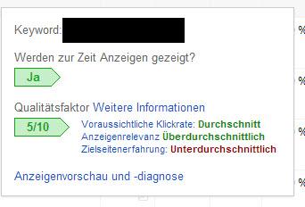 Zielseitenerfahrung